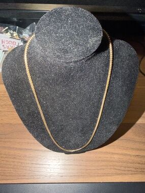 2mm 18inch, 14k diamond cut Franco chain